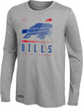 NFL Men's Red Zone Long Sleeve Performance T-Shirt Top - Team Color
