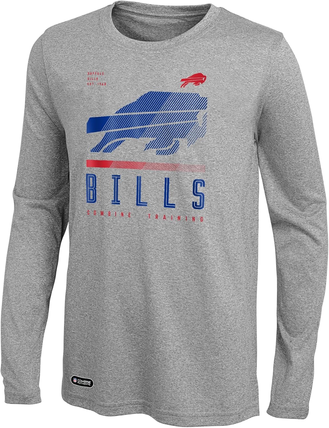 Outerstuff NFL Men's Red Zone Long Sleeve Performance Tee