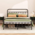 Metal Bed Frame King Size - Heavy Duty Steel Slat Support