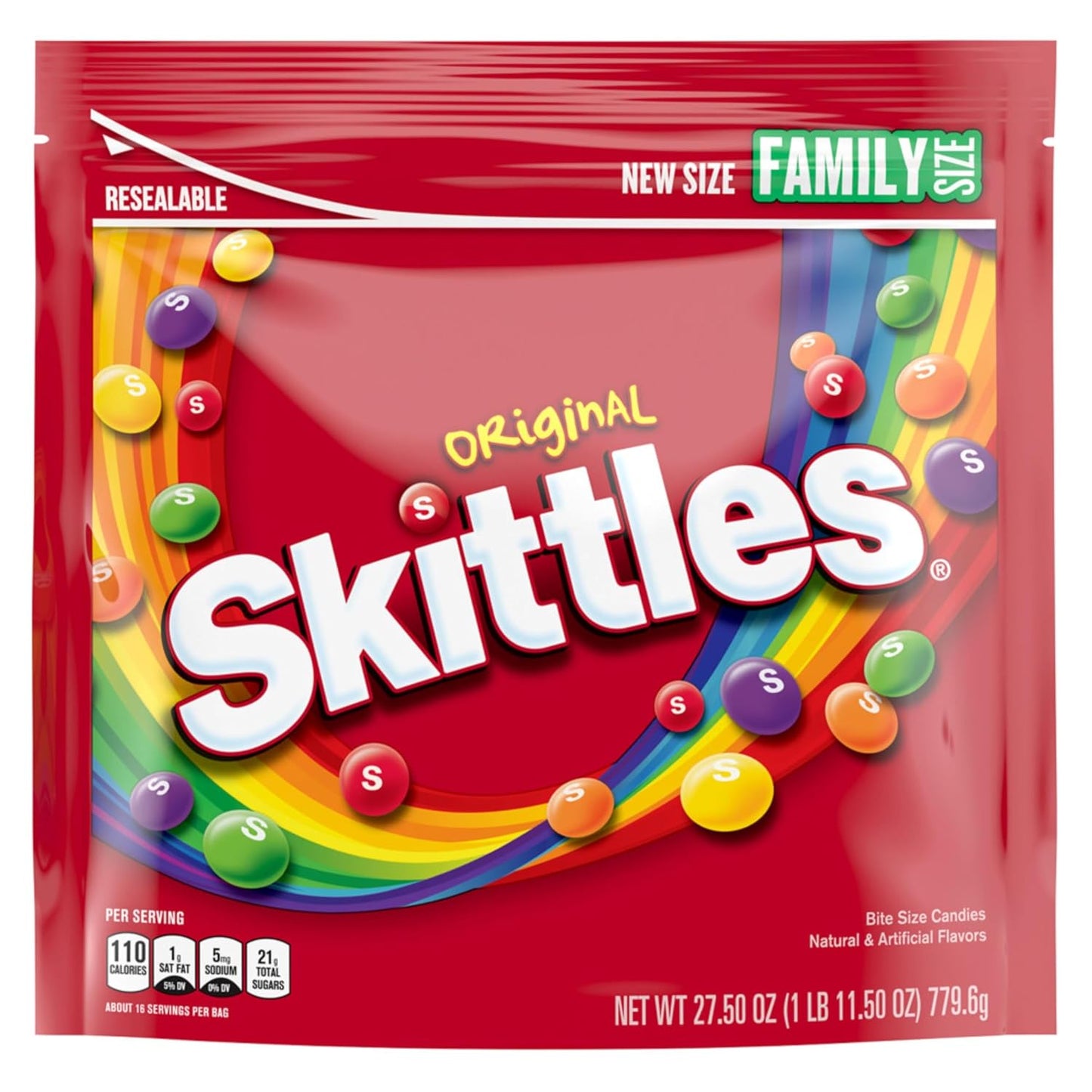 SKITTLES Original Chewy Candy Bulk Pack for Fruity Fun
