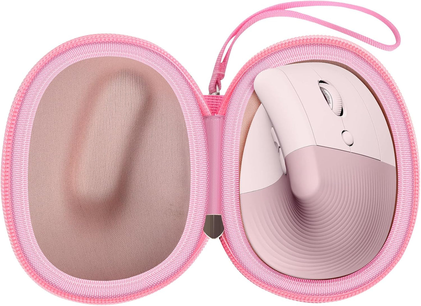 Travel Case for Logi Vertical Mouse - Pink