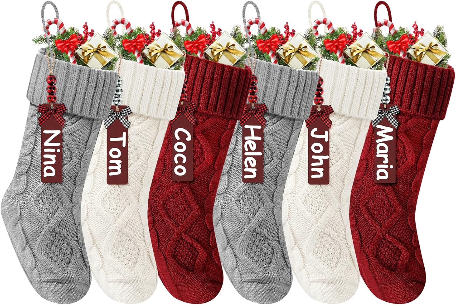 Christmas Stockings 18 Inches for Festive Home Decoration