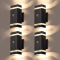 Dusk to Dawn Outdoor Wall Sconce 4-Pack - Auto On/Off Lighting