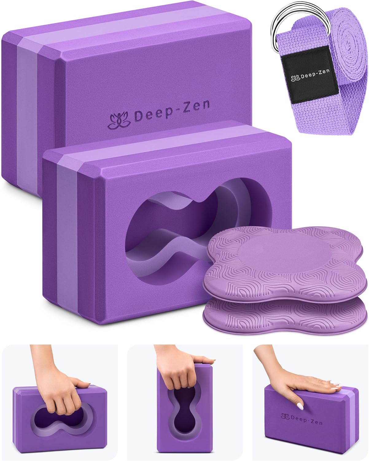 Zen Yoga Blocks: Wrist Support & Versatility