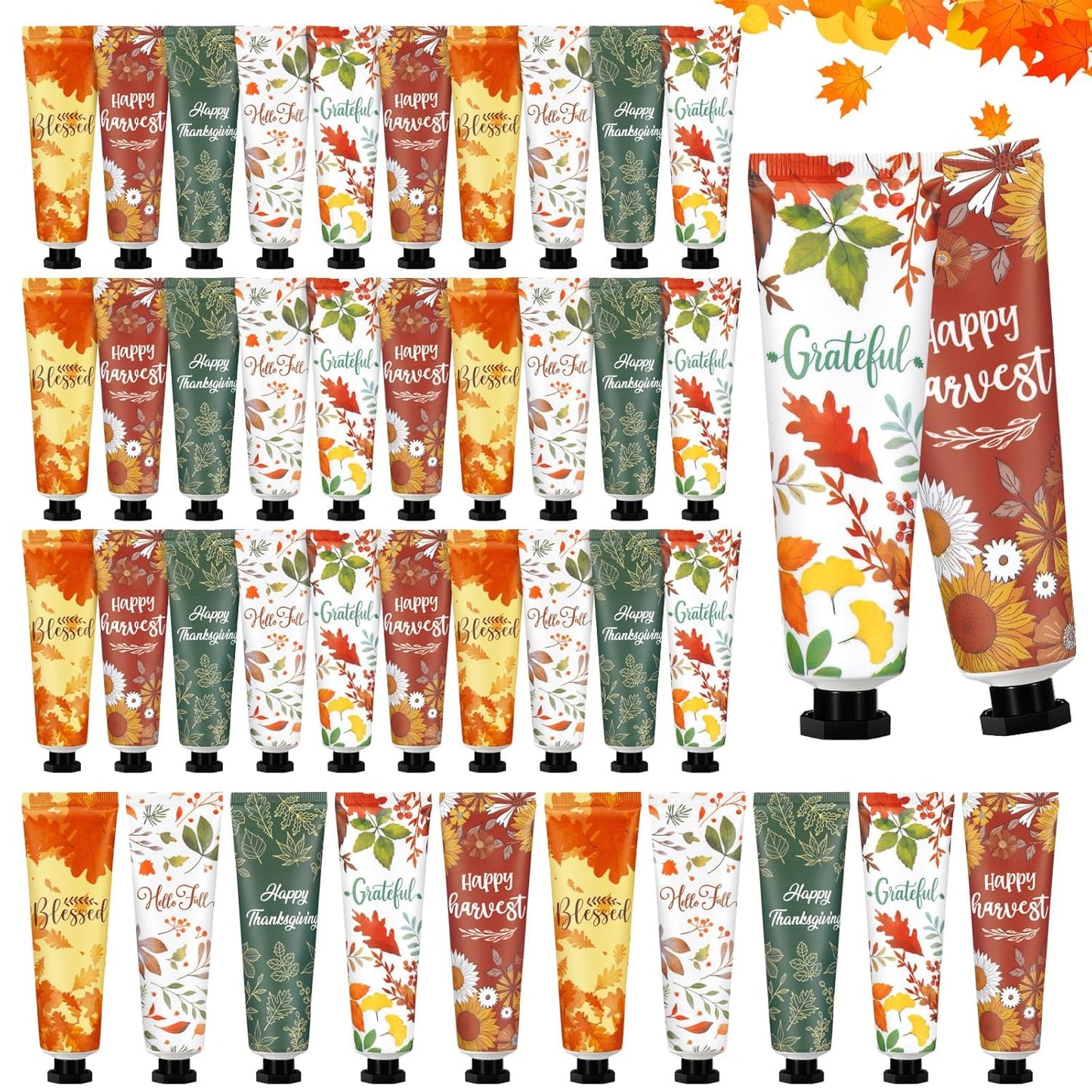 100 Pcs Fall Hand Lotion Bulk Gifts for Women - Nourishing Cream