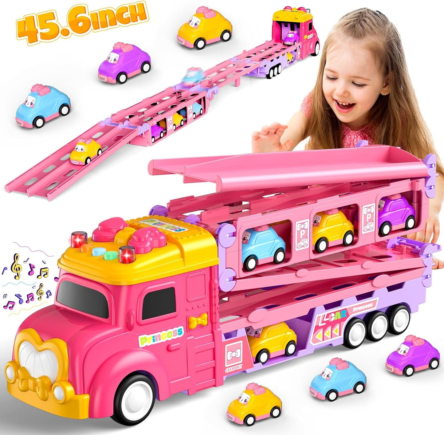 Foldable Ejection Truck - Light & Music!