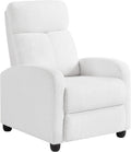 Boucle Recliner Chair Single Sofa - Adjustable Comfort for Small