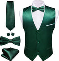 Mens Formal Business Suit Vest Slim Fit Waistcoat Set - Complete