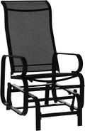 Outsunny Outdoor Glider Chair for Patio - Smooth Rocking Comfort