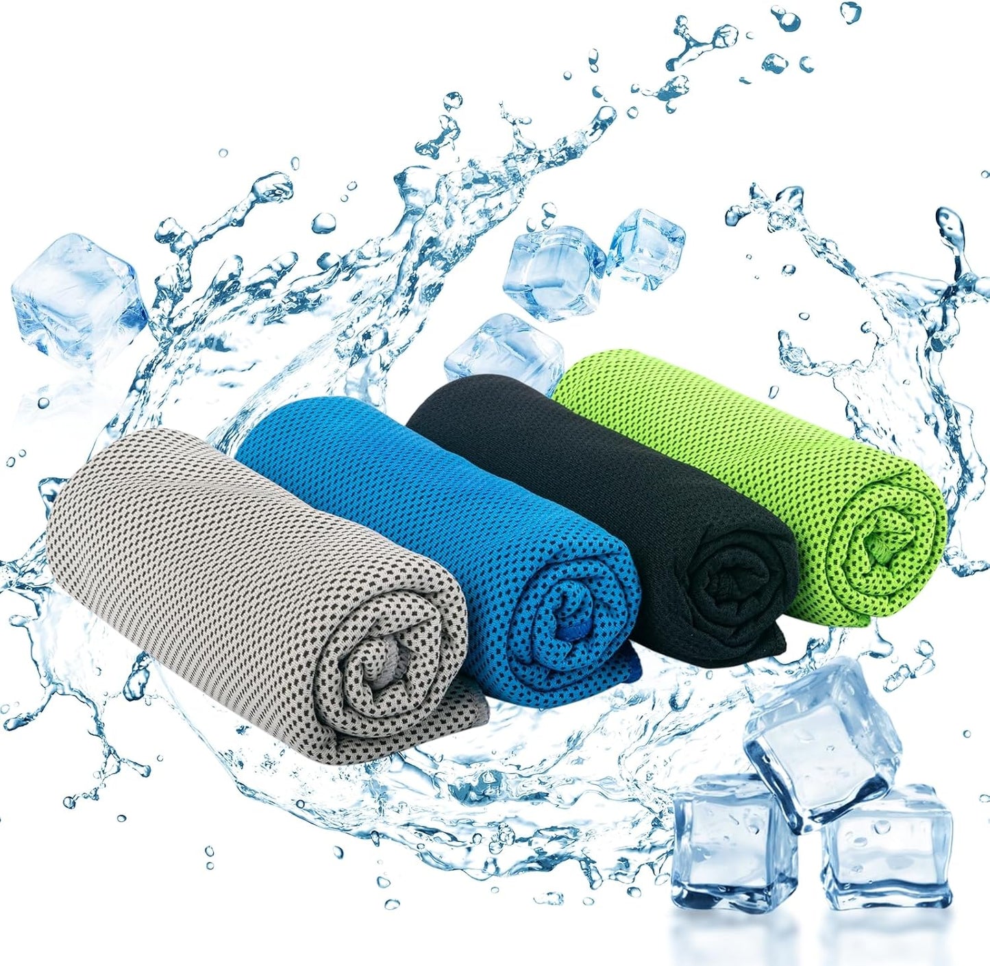 CIVPOWER 4 Pack Cooling Towels: Instant Cool Relief