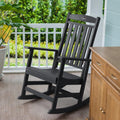 Outdoor Rocking Chairs HDPE All Weather Poly Lumber Rocker - Smooth