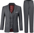 JPF Boy's Formal Suit Set Slim Fit Kids Tuxedo - Classic Wedding Look