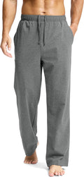 Soothfeel Men's Cotton Sweatpants with Zipper Pockets (Style 1GK2)