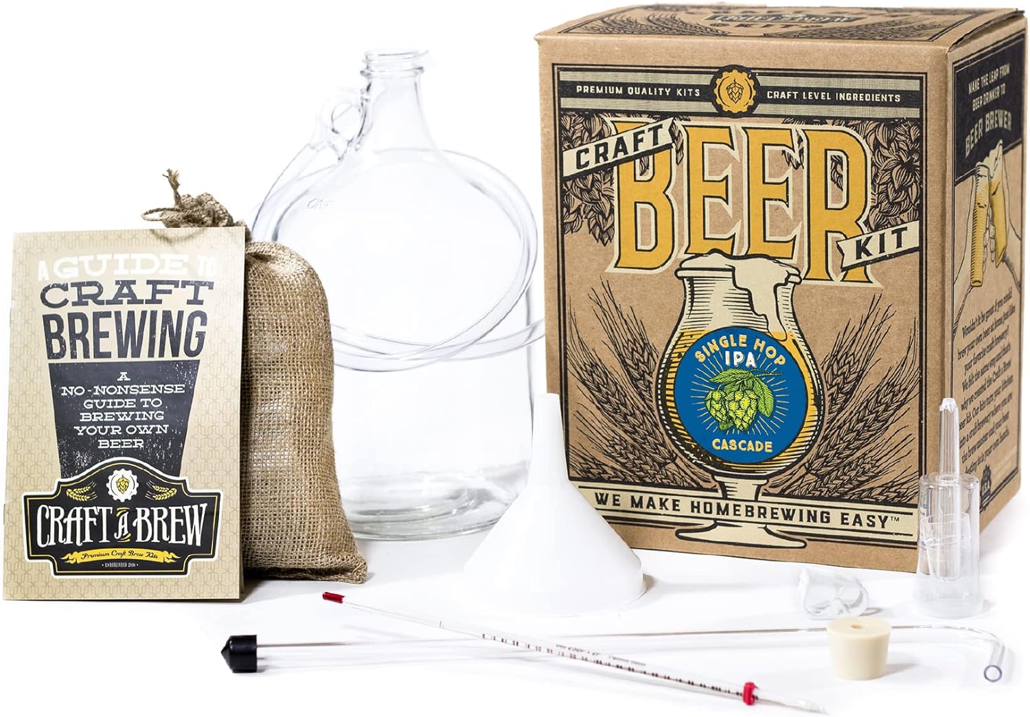 Craft A Brew Single Hop IPA Beer Making Kit for Beginners