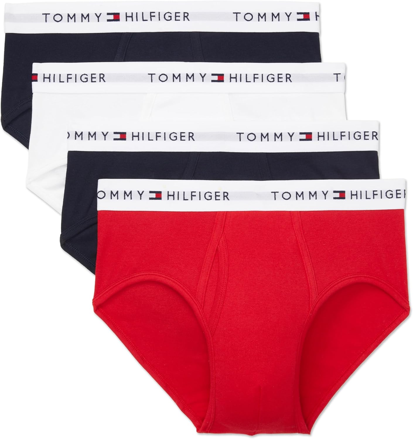 Tommy Hilfiger Men's Cotton Classics 4-Pack Briefs for Comfort