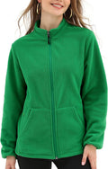 Women's Fleece Jacket with 6 Pockets (XS-2XL) - Lightweight Warm Layer