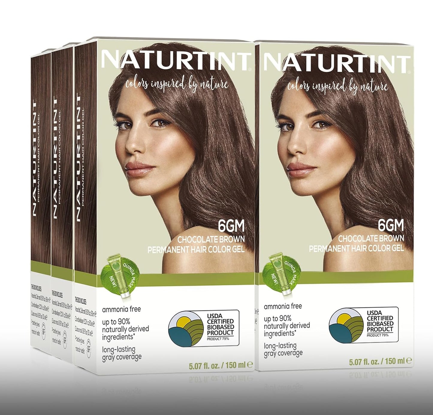 Naturtint 6GM Chocolate Brown Hair Color - Ammonia Free & Vegan