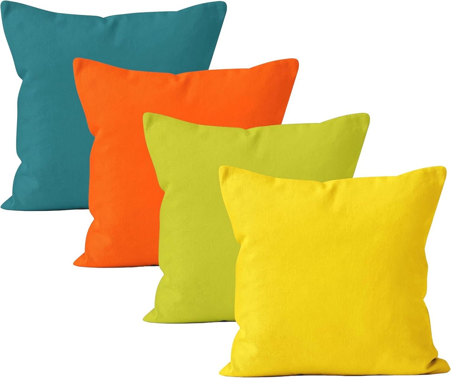 Encasa XO Christmas Throw Pillow Covers Set of 4 for Home Decor