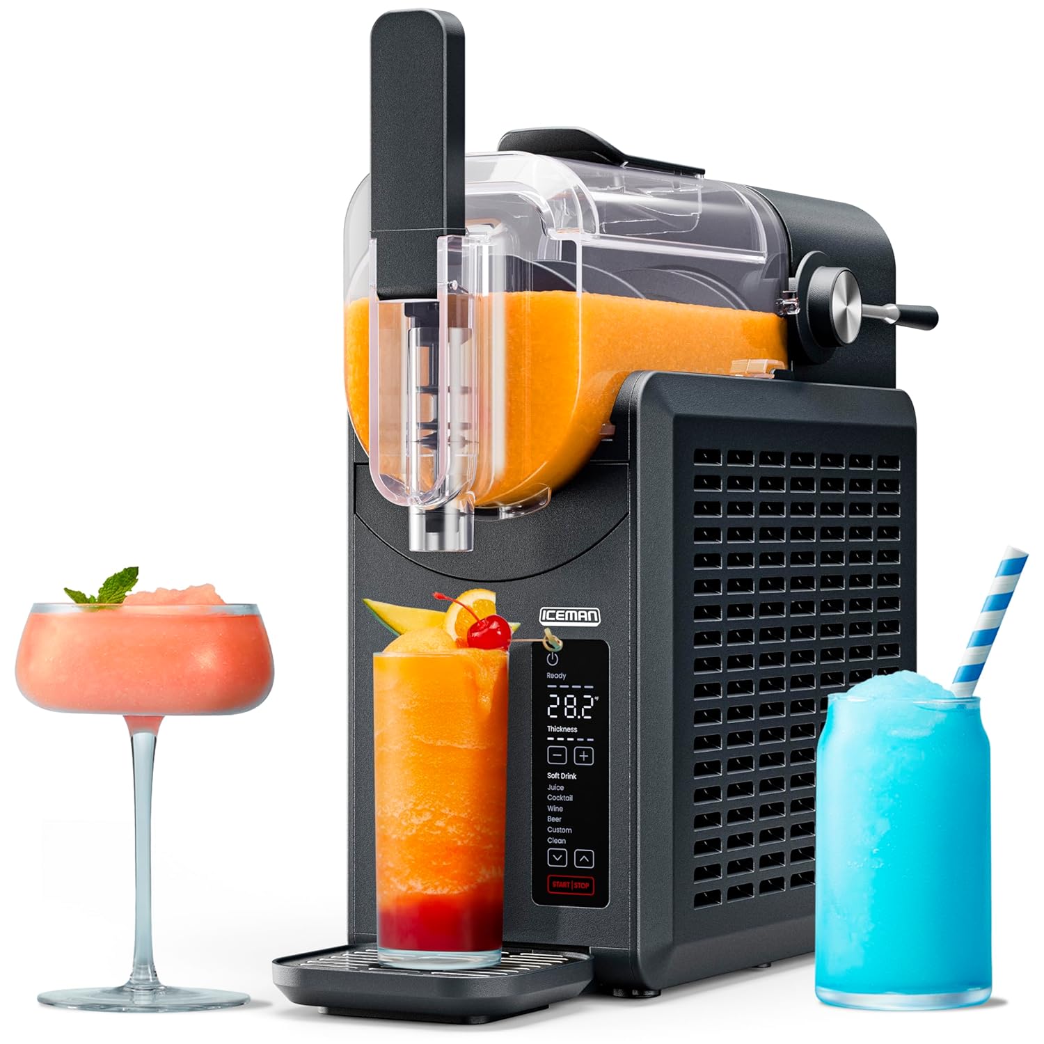 Iceman Slush-Ease: 5 Presets, Custom Option, Easy-Dispensing Lever