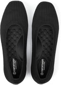 Frank Mully Women's Square Toe Flats - Comfortable Washable Ballet