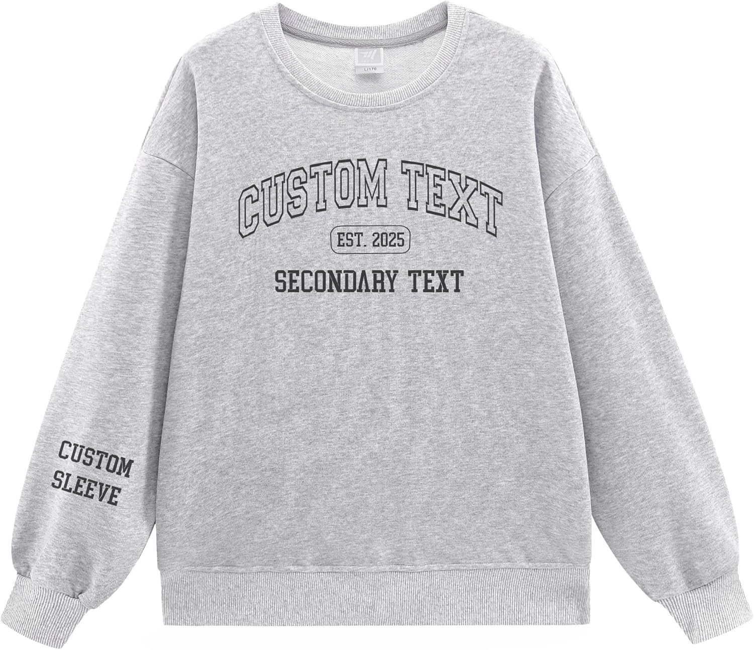 Personalized Embroidered Sweatshirt - Custom Design