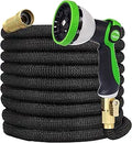 50 Feet Expandable Garden Hose with 10-Function Nozzle - Lightweight