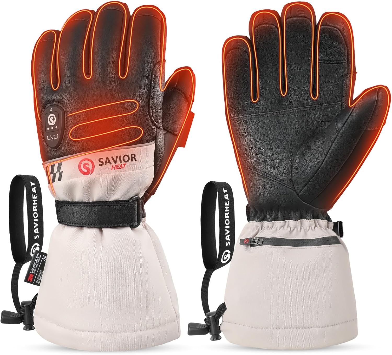 Warm Hands Anywhere: Savior Heat Ski Gloves