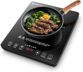 Portable Induction Cooktop 1800W with 20 Power & Temp Levels - Precise