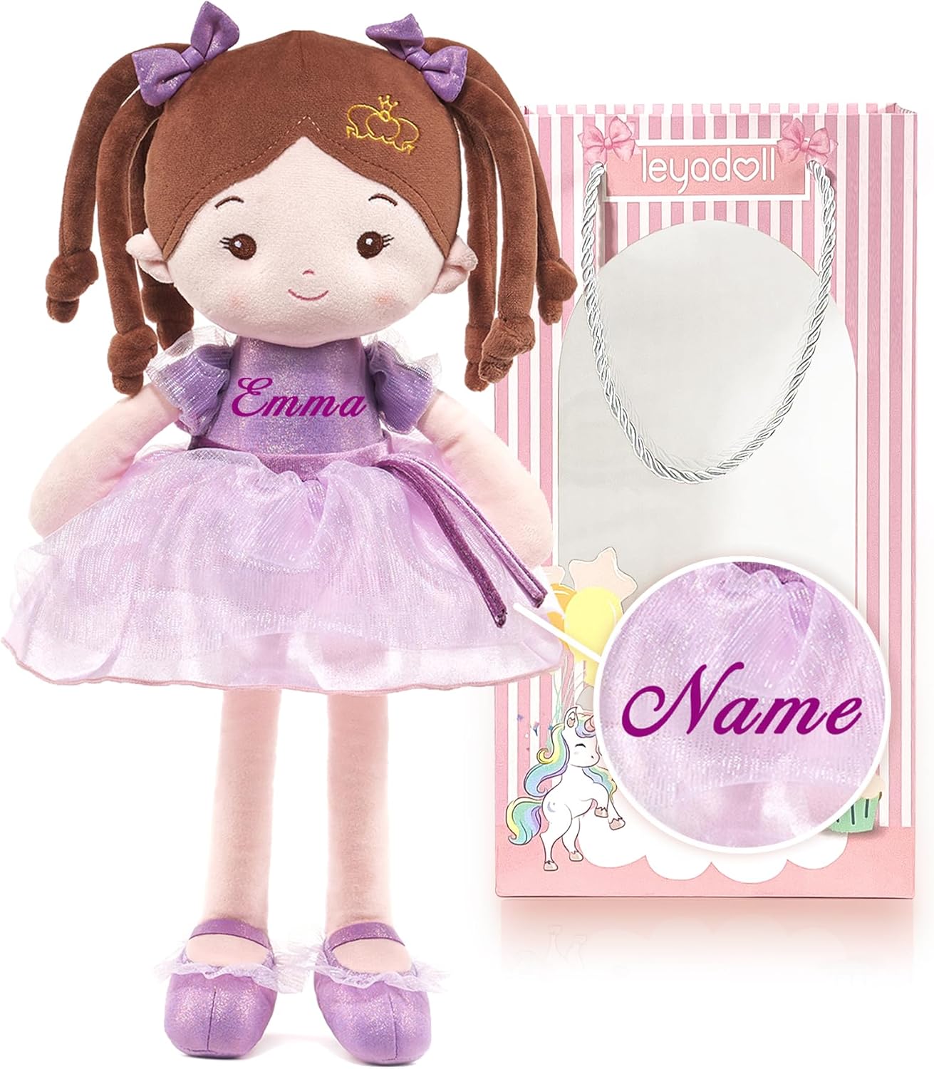 Personalized Soft Baby Doll Toys for Girls - Perfect Gift Idea