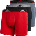 adidas Men's Performance Stretch Cotton Boxer Briefs for Comfort