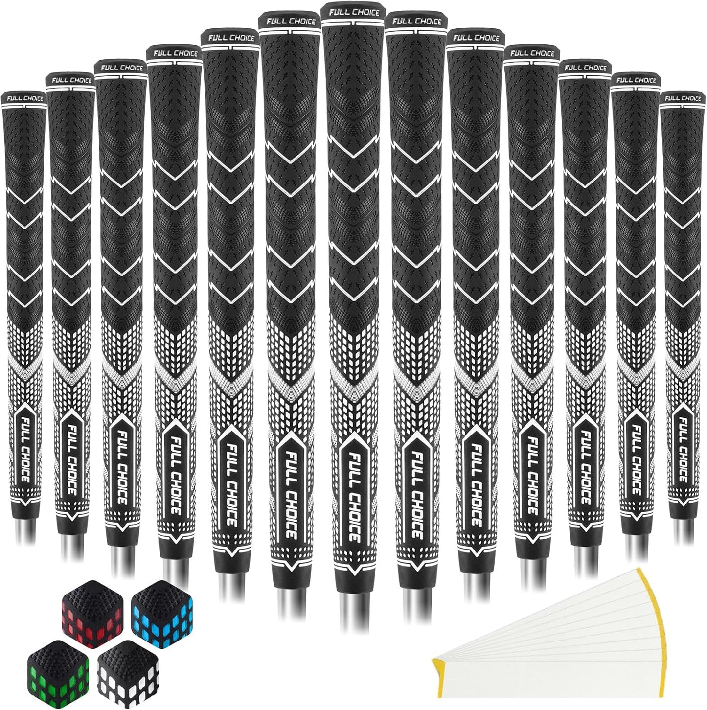 High Traction Rubber Golf Grips 13 Pack for Ultimate Control