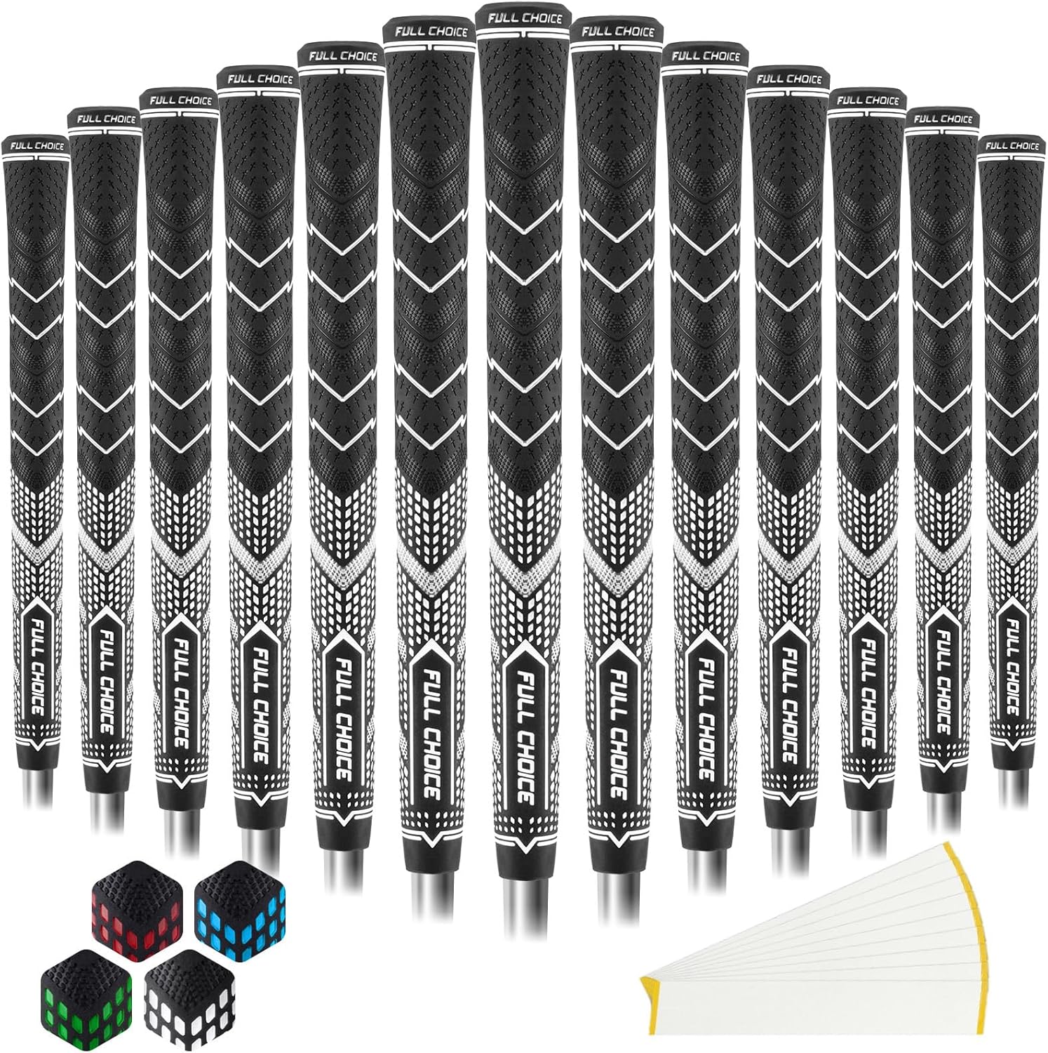 High Traction Rubber Golf Grips 13 Pack for Ultimate Control