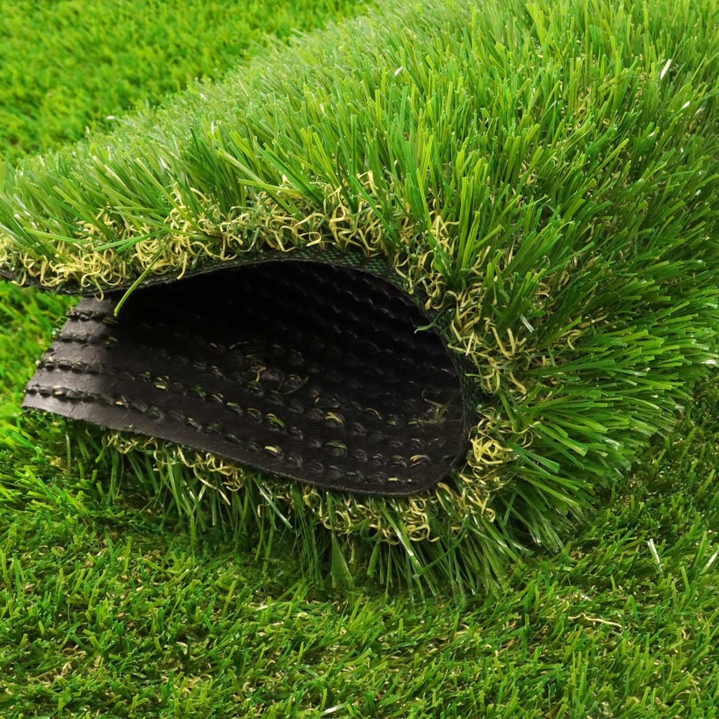 Heyroll Artificial Grass Thick Turf Rug for Indoor and Outdoor Use
