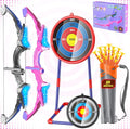 2 Pack Kids Bow and Arrow Set with Targets and 20 Suction Arrows