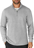 COOFANDY Men's Quarter Zip Pullover Lightweight Mock Neck (Style MZ1V)