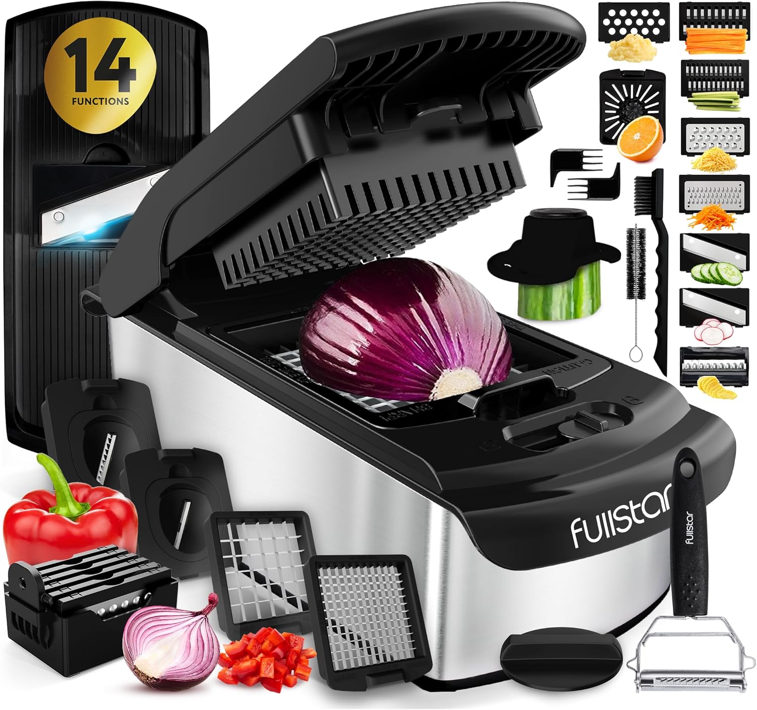 Fullstar Pro Chopper - Ultimate Vegetable Chopper & Spiralizer
