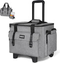 Rolling Teacher Bag with Wheels and Padded Laptop Compartment - High