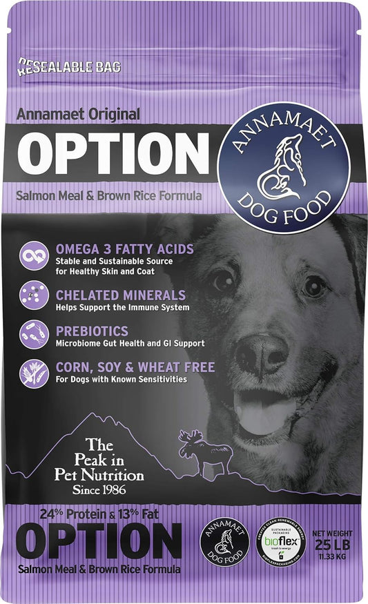 Annamaet Original Option Dry Dog Food with Salmon & Brown Rice