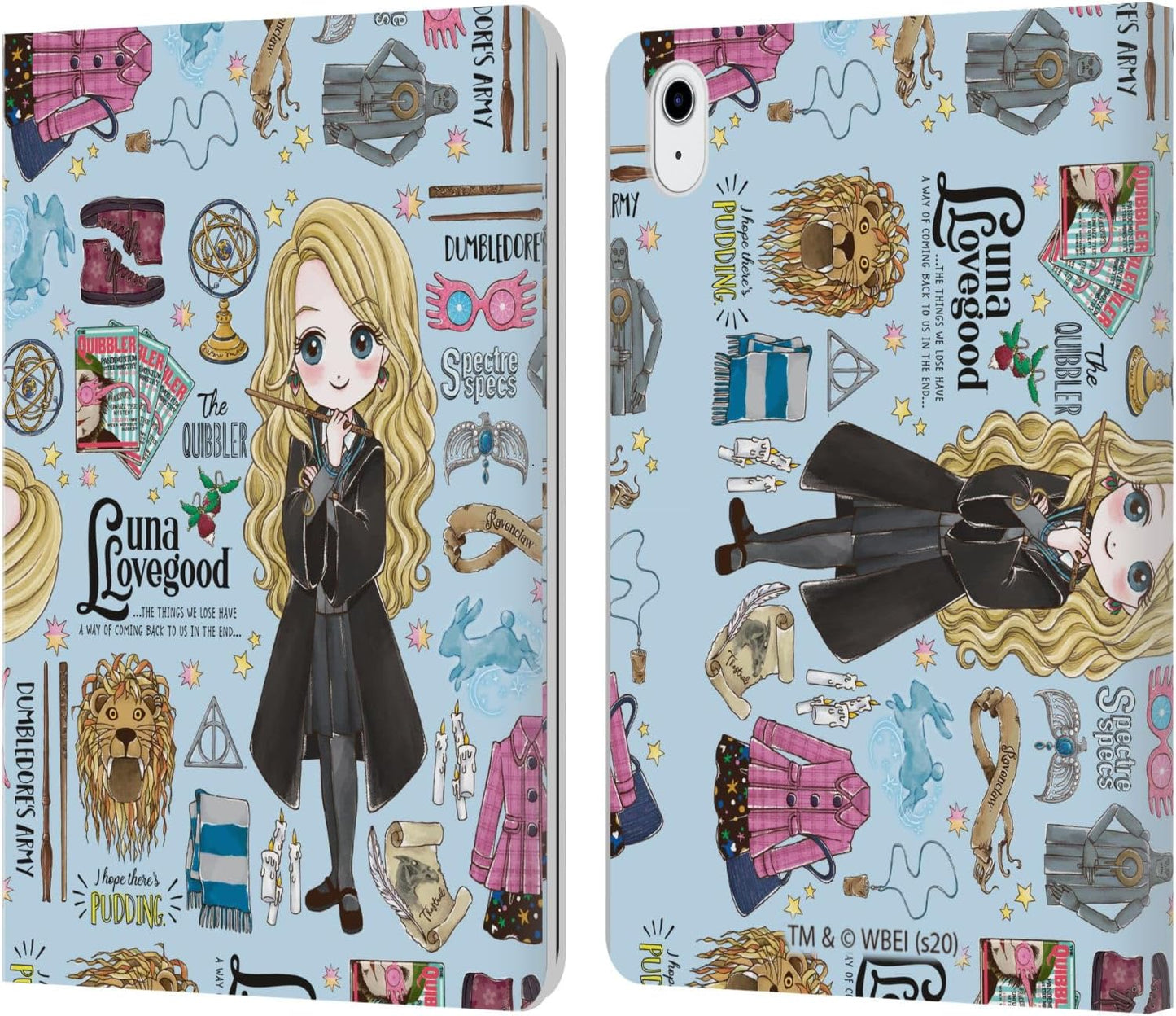Harry Potter Luna Pattern Leather Wallet Case for iPad Air 11