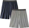 BAMBOO COOL Men's Pajama Shorts 2 Pack - Lightweight Comfort