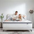 Queen Mattress 14 Inch Hybrid Cooling Gel Memory Foam & Coils - Medium