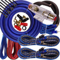 Complete 5 Channel 2000W 4 Gauge Amplifier Wiring Kit - Installer