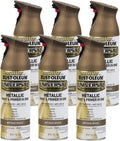 Universal All Surface Metallic Spray Paint - Antique Brass 6 Pack