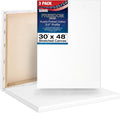 Stretched Cotton Canvas 30 x 48 in 3-Pack - Triple Primed Professional