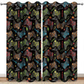 Gamer Gamepad Blackout Curtains 42in x 63in - Colorful Video Game