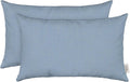 Sunbrella Lumbar Throw Pillows Set of 2 20 in x 12 in - Water & Fade