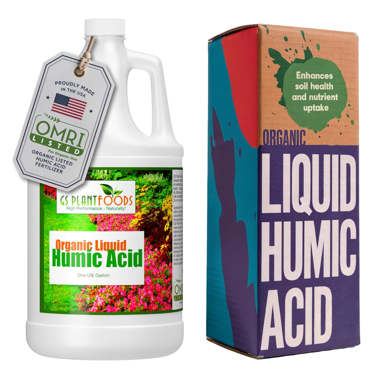 Organic Liquid Humic Acid Concentrate for Enhanced Plant Growth