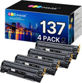 GPC Image Compatible 137 Black Toner Cartridges 4-Pack - Reliable High