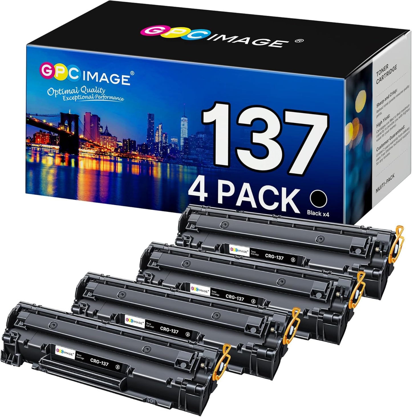 GPC Image Compatible 137 Toner Cartridges for Canon Printers