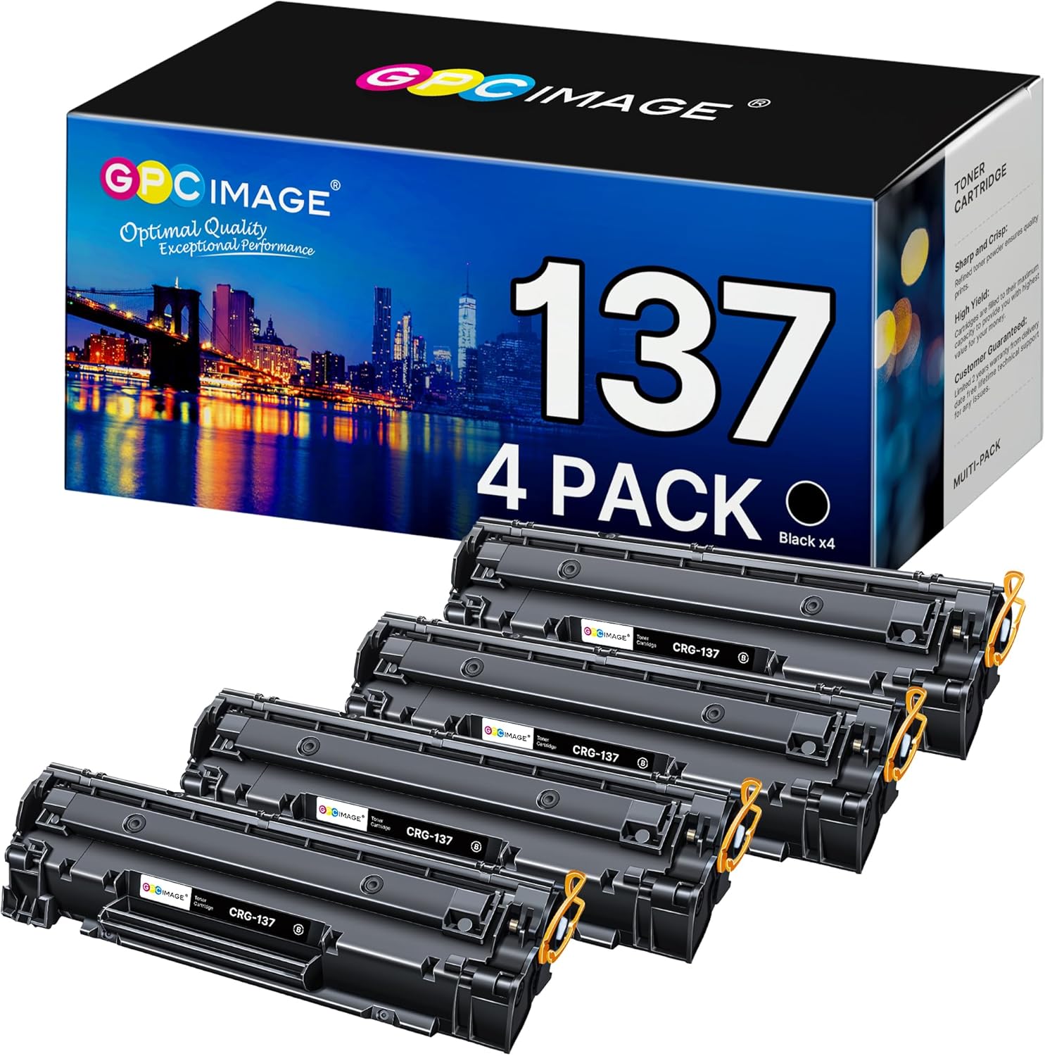 GPC Image Compatible 137 Toner Cartridges for Canon Printers